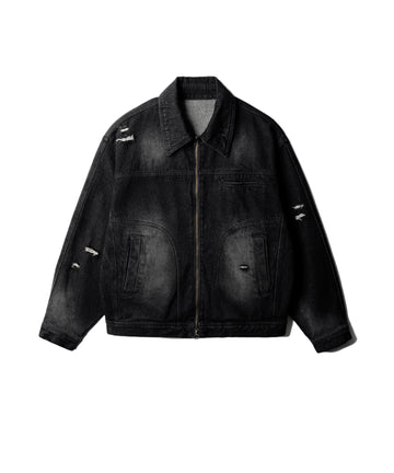 All Rounder Black Denim Jacket